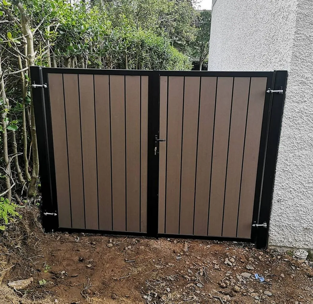 Residential automatic gate installation in Tulsa